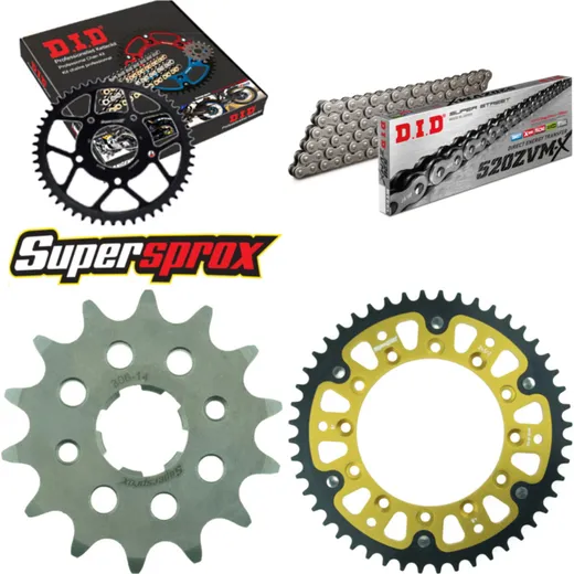 Chain Kit Stealth gold for: HONDA XR500 R 81-86/XR600 R 14-48-110 DID520ZVM-X rivet