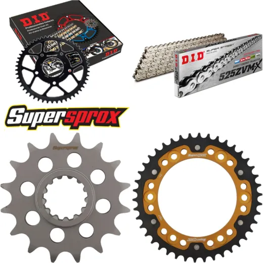 Chain Kit Stealth gold for: HONDA CBR600 RR 03-06 16-42-112 DID525ZVM-X(S&S) rivet
