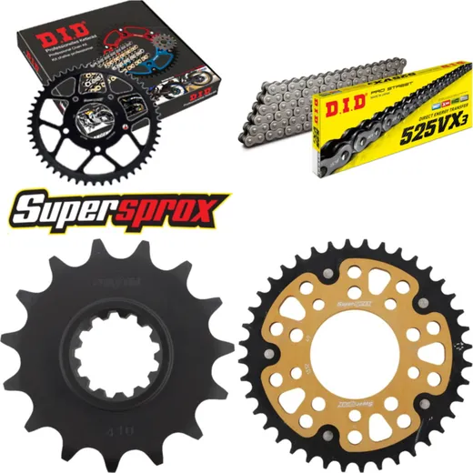 Chain Kit Stealth gold for: HONDA CB750 Sevenfifty 92-03 15-40-112 DID525VX3 endless