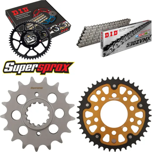 Chain Kit Stealth gold for: HONDA CB1000 F Big, Super Fo 17-42-116 DID530ZVM-X endless