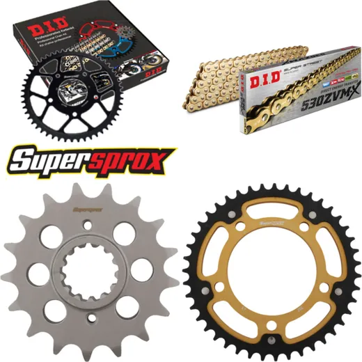 Chain Kit Stealth gold for: HONDA X-11, CB1100 SF 00-03 17-43-110 DID530ZVM-X(G&G) endless