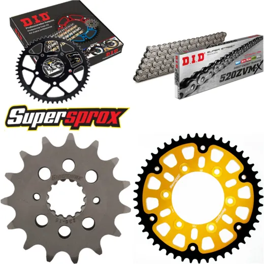 Chain Kit Stealth gold for: DUCATI 620 Multistrada 05-06 15-48-108 DID520ZVM-X endless
