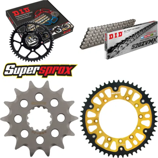 Chain Kit Stealth gold for: YAMAHA WR250 00-01/YZ250 99- 14-50-114 DID520ZVM-X endless