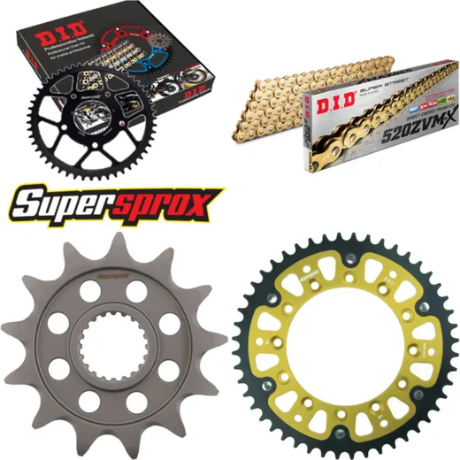 Chain Kit Stealth gold for: YAMAHA YZ125 09-15/YZ250 F 0 13-48-114 DID520ZVM-X(G&G) endless