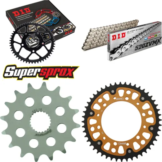 Chain Kit Stealth gold for: YAMAHA XJ600 N 93-08/XJ600 S 16-48-110 DID520ZVM-X(S&S) endless