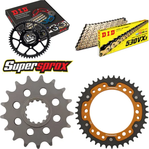 Chain Kit Stealth gold for: YAMAHA FJ1100 83-85 17-41-110 DID530VX3(G&B) rivet