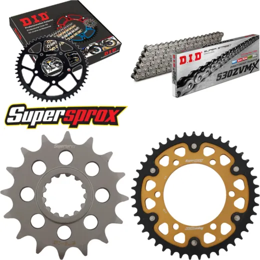 Chain Kit Stealth gold for: YAMAHA YZF1000 R1 98-03 16-43-114 DID530ZVM-X rivet