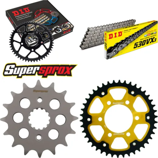 Chain Kit Stealth gold for: KAWASAKI Z650 Custom 78-80 16-42-102 DID530VX3 endless