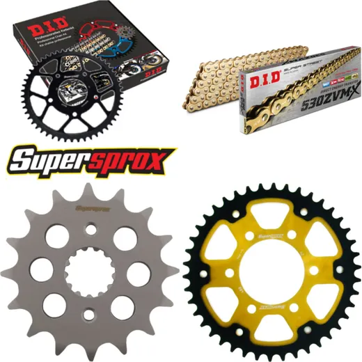 Chain Kit Stealth gold for: KAWASAKI Z650 Custom 78-80 16-42-102 DID530ZVM-X(G&G) endless