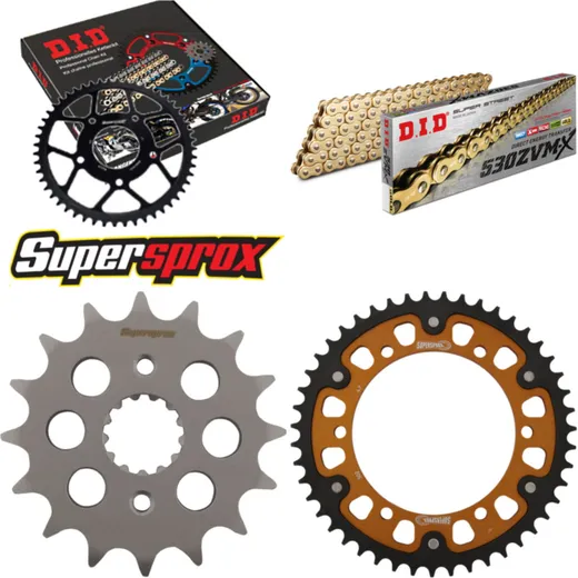 Chain Kit Stealth gold for: KAWASAKI GPX750R 87-90 16-47-110 DID530ZVM-X(G&G) endless