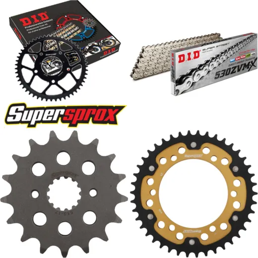 Chain Kit Stealth gold for: KAWASAKI VN800 97-99/VN800 C 17-42-112 DID530ZVM-X(S&S) rivet