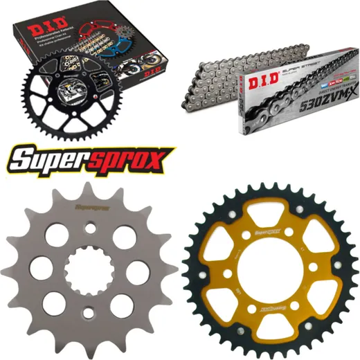 Chain Kit Stealth gold for: KAWASAKI ZX-9R 900 98-01 16-41-110 DID530ZVM-X rivet