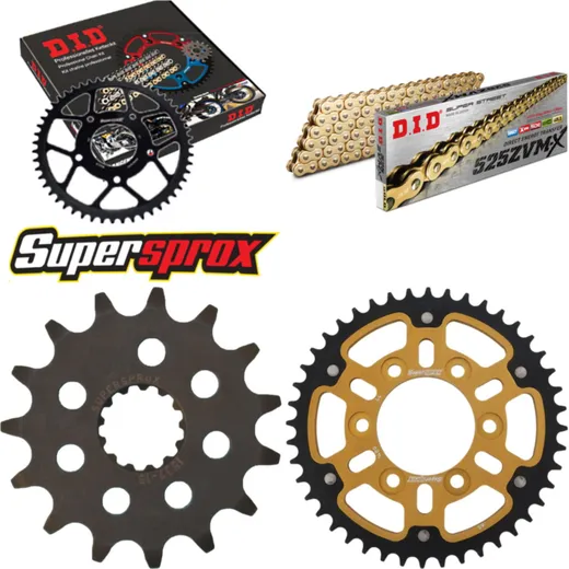 Chain Kit Stealth gold for: KAWASAKI Z900 ABS 17- 15-44-114 DID525ZVM-X(G&G) endless
