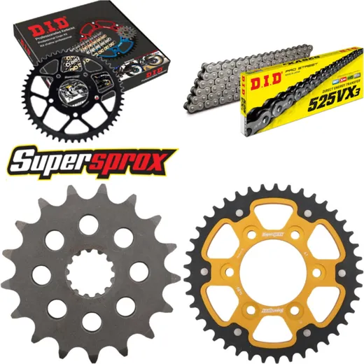 Chain Kit Stealth gold for: KAWASAKI ZX-10R 1000 08-10 17-41-110 DID525VX3 rivet