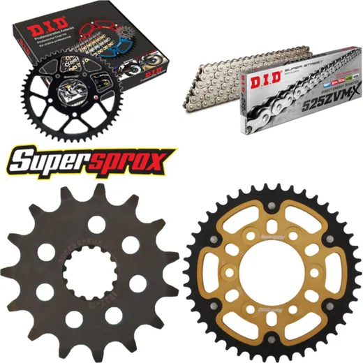 Chain Kit Stealth gold for: KAWASAKI Z1000 /ABS 10-15 15-42-112 DID525ZVM-X(S&S) endless