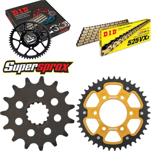 Chain Kit Stealth gold for: KAWASAKI Z1000 SX /ABS 11-15 15-41-112 DID525VX3(G&B) rivet