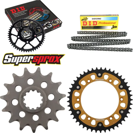 Chain Kit Stealth gold for: HUSQVARNA SMR450 03-04/TE610 15-45-114 DID520NZ Clip