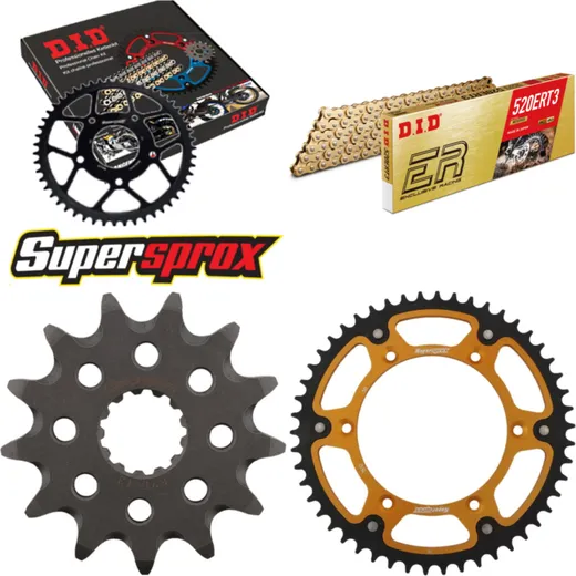 Chain Kit Stealth gold for: HUSQVARNA TE250 11-14 13-50-114 DID520ERT2(G&G) Clip