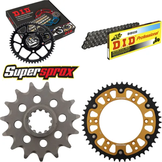 Chain Kit Stealth gold for: HUSQVARNA WR360 99-00/TE570 15-48-114 DID520 Clip