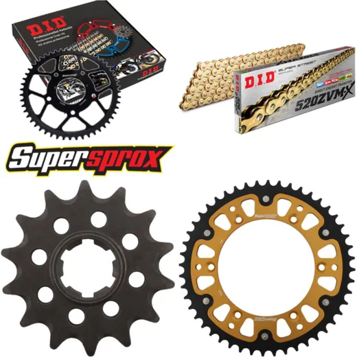 Chain Kit Stealth gold for: HUSQVARNA WR360 92-98 14-48-114 DID520ZVM-X(G&G) endless