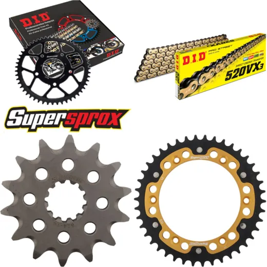 Chain Kit Stealth gold for: HUSQVARNA SM510 Centennial 0 14-42-116 DID520VX3(G&B) rivet