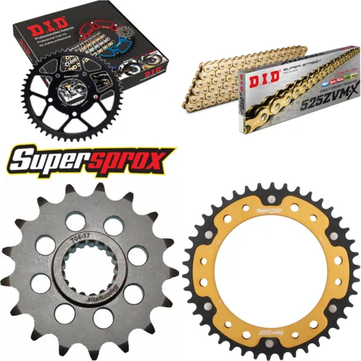 Chain Kit Stealth gold for: HUSQVARNA Nuda 900 /i.e. /R 17-42-116 DID525ZVM-X(G&G) endless