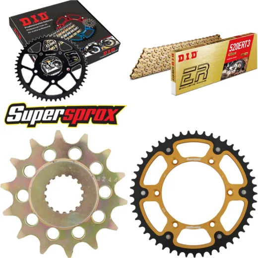 Chain Kit Stealth gold for: SUZUKI RM-Z 450 05-07 14-49-116 DID520ERT2(G&G) Clip