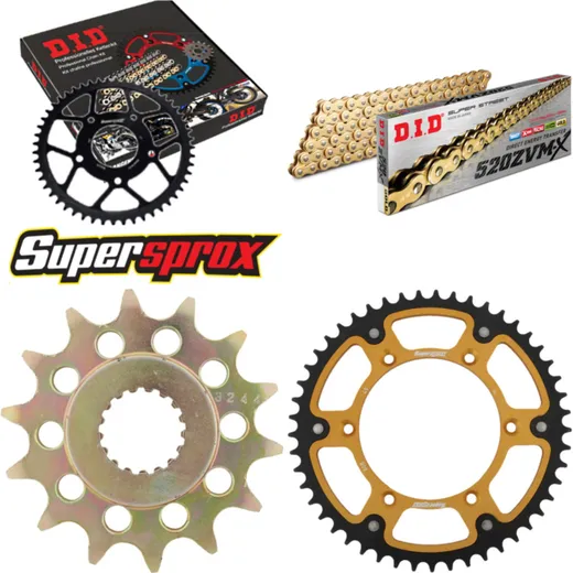 Chain Kit Stealth gold for: SUZUKI RM-Z 450 05-07 14-49-116 DID520ZVM-X(G&G) endless