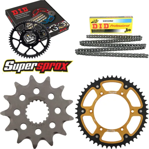 Chain Kit Stealth gold for: SUZUKI RM-Z 450 08-12 13-50-114 DID520NZ Clip