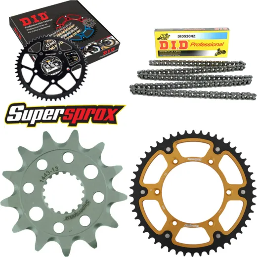 Chain Kit Stealth gold for: SUZUKI RM-Z 450 13-14 13-50-114 DID520NZ Clip