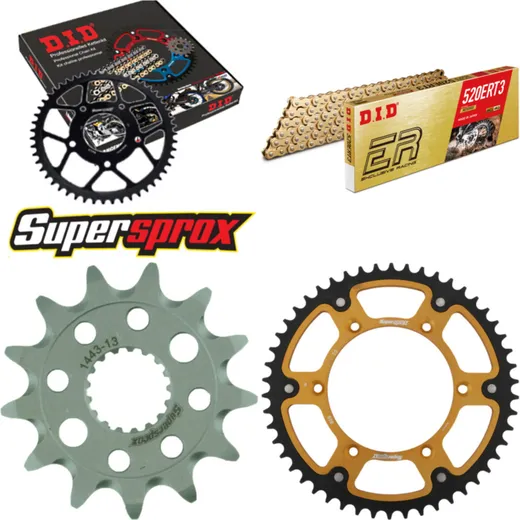 Chain Kit Stealth gold for: SUZUKI RM-Z 450 13-14 13-50-114 DID520ERT2(G&G) Clip