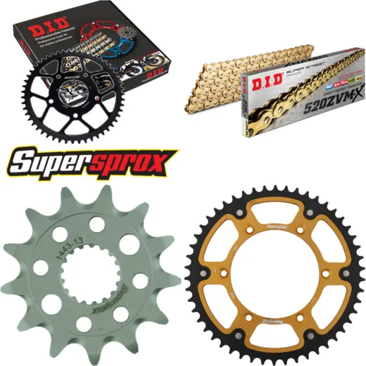 Chain Kit Stealth gold for: SUZUKI RM-Z 450 13-14 13-50-114 DID520ZVM-X(G&G) rivet