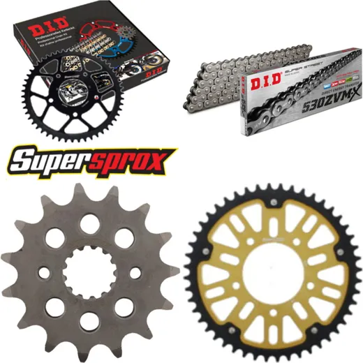 Chain Kit Stealth gold for: SUZUKI VZ800 Marauder 97-04 15-48-116 DID530ZVM-X rivet