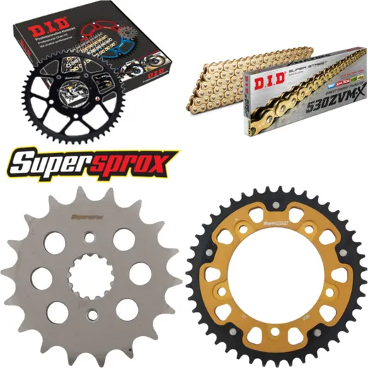 Chain Kit Stealth gold for: SUZUKI GSF1250 A /SA Bandit 18-43-118 DID530ZVM-X(G&G) endless