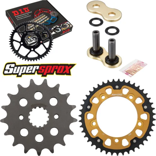 Chain Kit Stealth gold for: SUZUKI GSX-R 1000 07-08 17-43-112 DID530ZVM-X(G&G) rivet