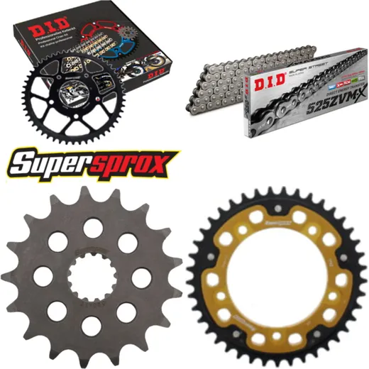 Chain Kit Stealth gold for: SUZUKI DL1000 V-Strom /ABS 1 17-41-116 DID525ZVM-X endless