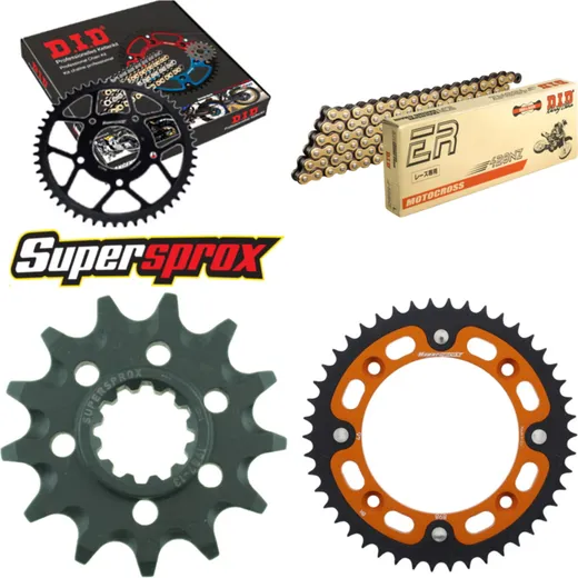 Chain Kit Stealth orange for: KTM SX85 17``/14`` 18- 13-46-120 DID428NZ(G&B) Clip