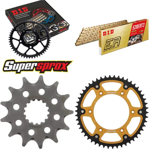 Chain Kit Stealth gold for: KTM SX250 4T 13-13 13-50-114 DID520ERT2(G&G) Clip