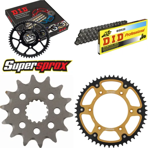 Chain Kit Stealth gold for: KTM SX250 F 18- 14-51-118 DID520 Clip