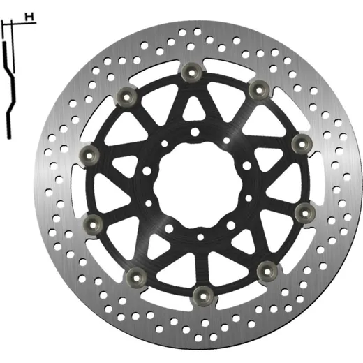 Bremsscheibe NG 1633G 310 mm, schwimmend gelagert (FLD)