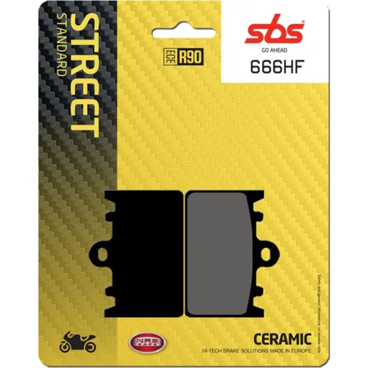 Bremsbelag Bremsbacken SBS 666HF