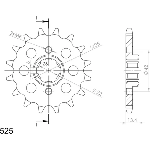Ritzel Supersprox 525/16Z