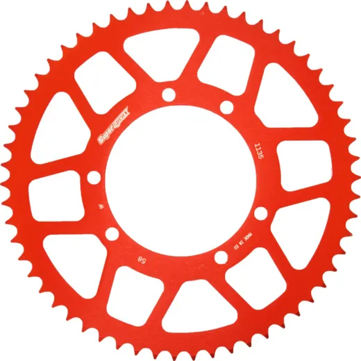 Alu-Rear Sprocket / Chain Wheel Supersprox 420/58t red
