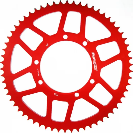 Alu-Rear Sprocket / Chain Wheel Supersprox 420/62t red