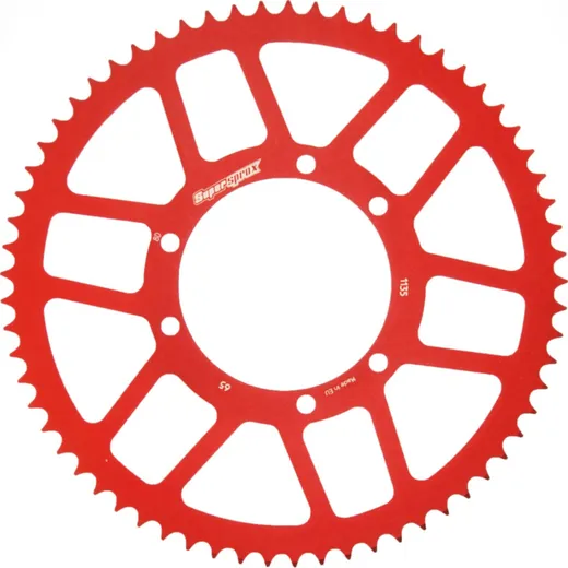 Alu-Rear Sprocket / Chain Wheel Supersprox 420/65t red