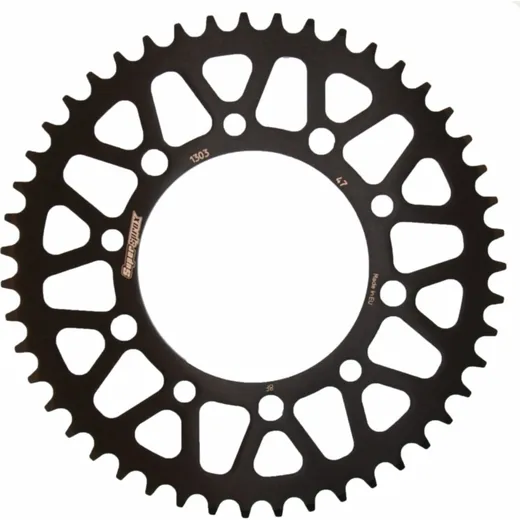 Alu-Rear Sprocket / Chain Wheel Supersprox 520/47t black 11509AK47