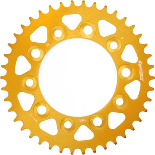 Alu-Rear Sprocket / Chain Wheel Supersprox 525/42t gold 11613AS42
