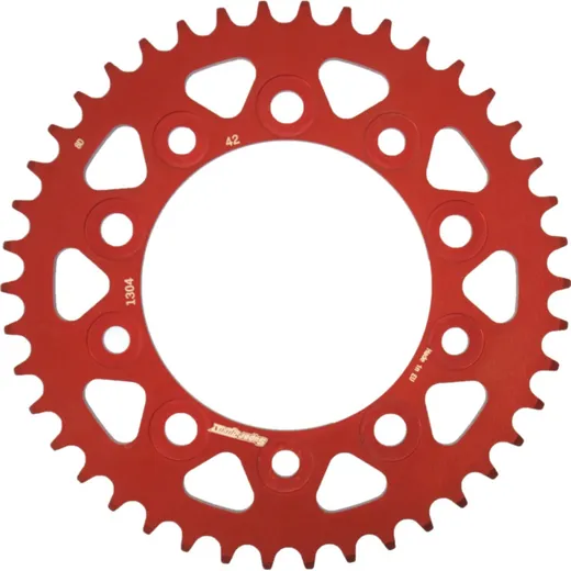 Alu-Rear Sprocket / Chain Wheel Supersprox 525/42t red 11613AR42