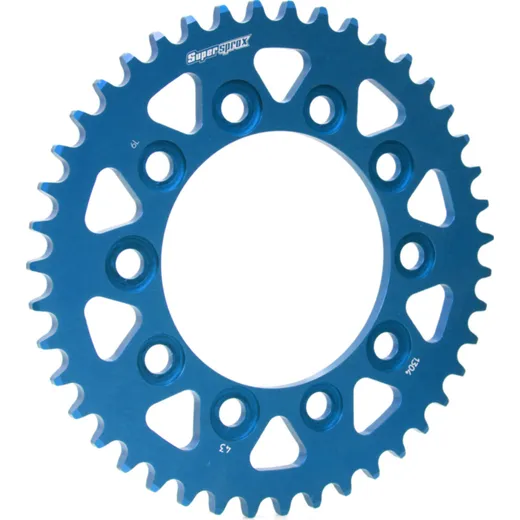 Alu-Rear Sprocket / Chain Wheel Supersprox 525/43t blue
