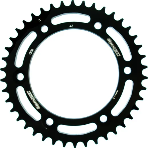 Alu-Rear Sprocket / Chain Wheel Supersprox 530/42t black 11616AK42